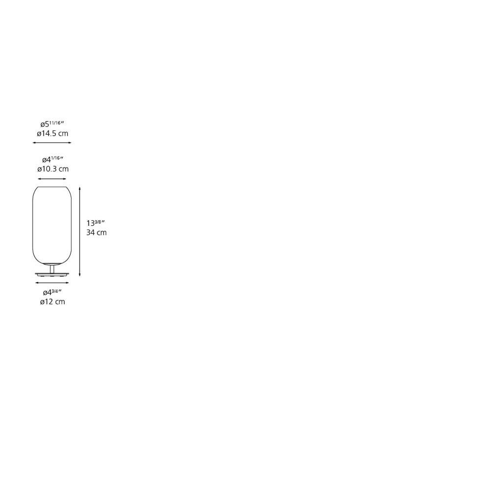 Artemide 14090 Gople Mini Table Max 7W E12 120V Additional Image 5