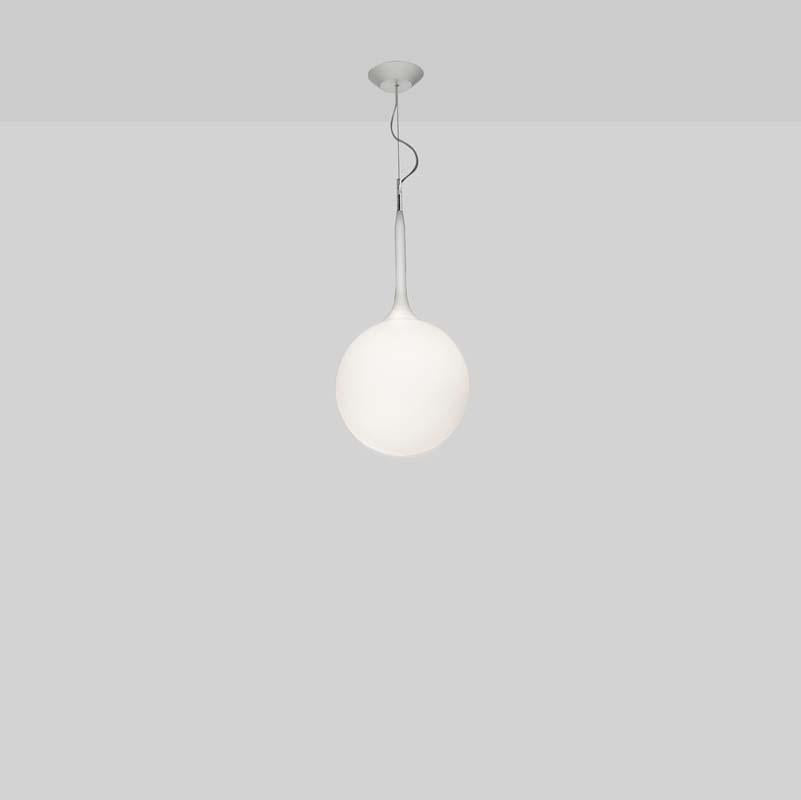 Artemide CAS10 Castore Max 150W E26 White Suspension Light 120V - Seginus Lighting