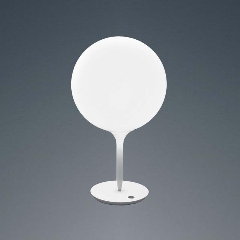 Artemide 104 Castore Max 150W E26 White Table Light 120V - Seginus Lighting