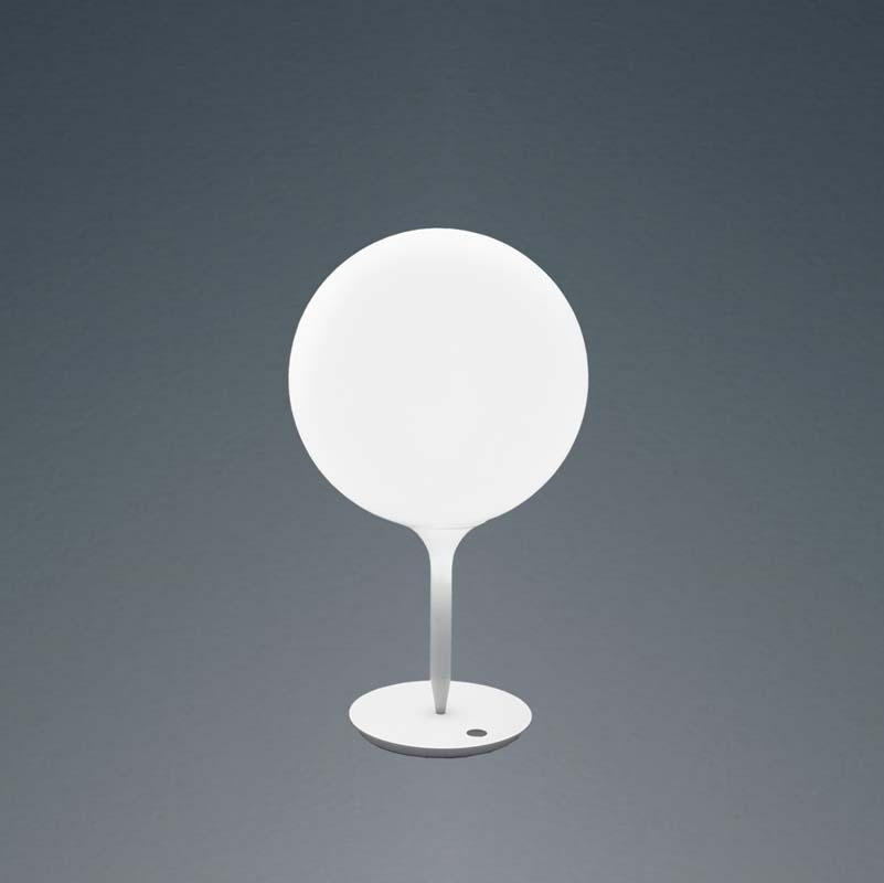 Artemide 104 Castore Max 150W E26 White Table Light 120V - Seginus Lighting