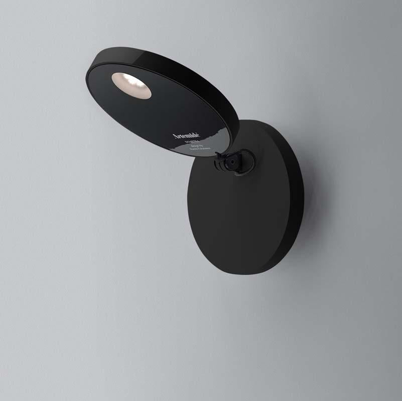 Artemide 1730 Demetra 9.2W LED with Dimmable Wall Spot Light - Seginus Lighting