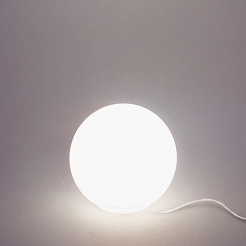 Artemide 018AE26 Dioscuri Max 100W E26 White Table Light with Switch - Seginus Lighting