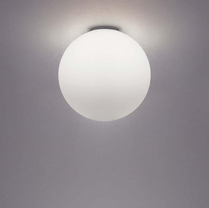 Artemide 011 Dioscuri Max 100W E26 White Wall/Ceiling Light 120V - Seginus Lighting