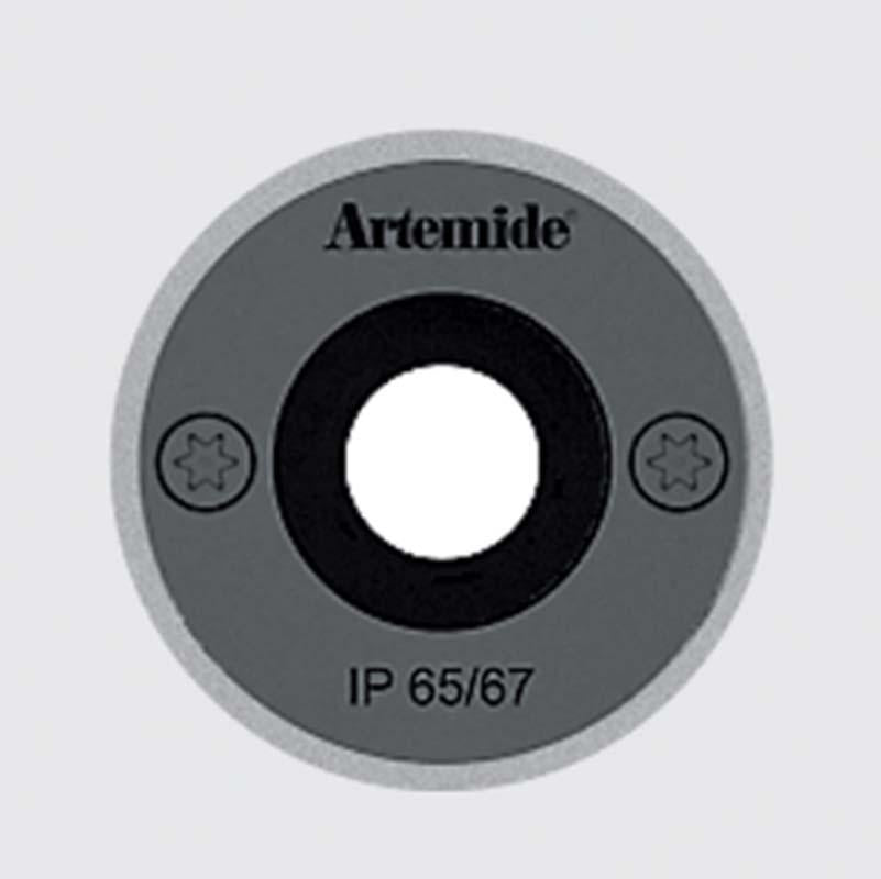 Artemide T4032 Ego 1.5W LED Stainless Steel 55 Outdoor Drive Over Round Light 24V - Seginus Lighting