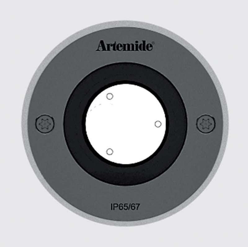 Artemide T40835W90 Ego 3.5W LED 90 Round Outdoor Ceiling Recessed Downlight 24V - Seginus Lighting