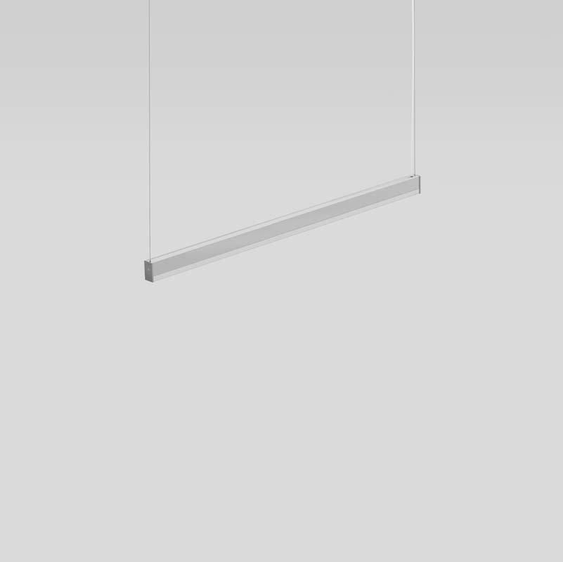 Artemide RDLBCSB9306A Ledbar 2-Wire Dimmable Suspension Square Direct/Indirect LED Light 120V - Seginus Lighting