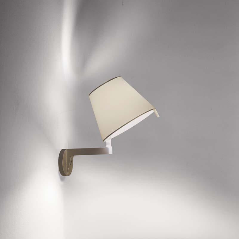 Artemide 07220 Melampo Max 60W E12 with Switch Mini Wall Light - Seginus Lighting