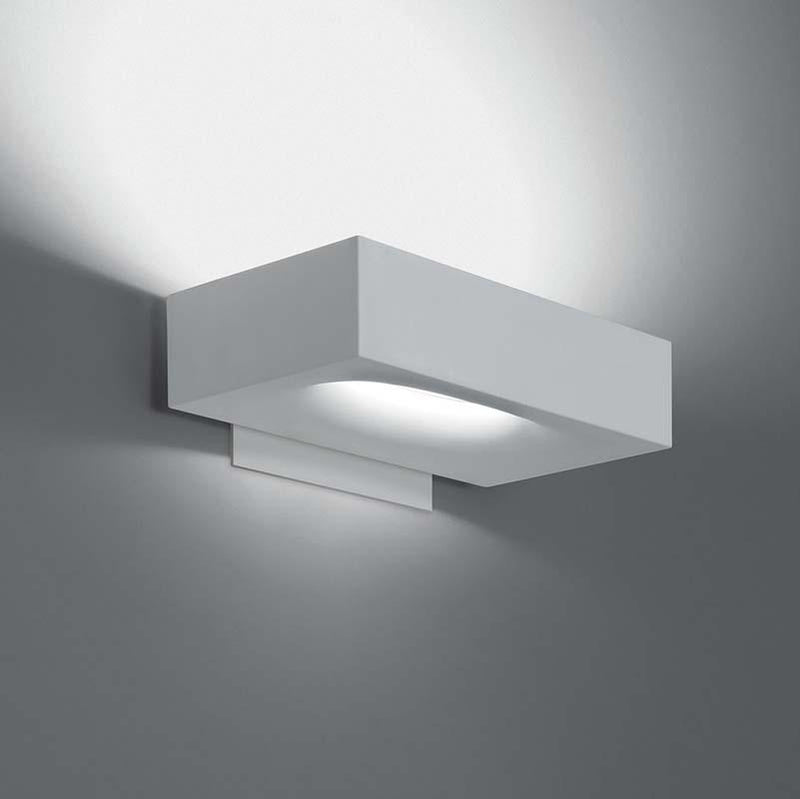 Artemide 1633 Melete 30W LED 2-Wire Dimmable White Wall Light - Seginus Lighting