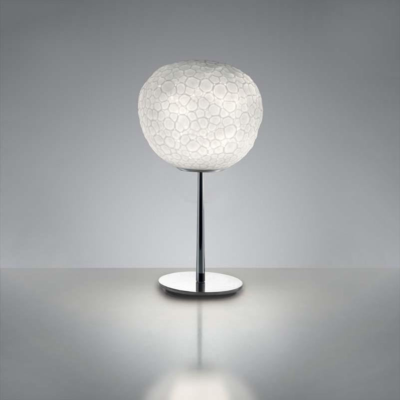 Artemide 1705015A Meteorite Max 100W E26 Chrome 35 Inch with stem Table Light - Seginus Lighting