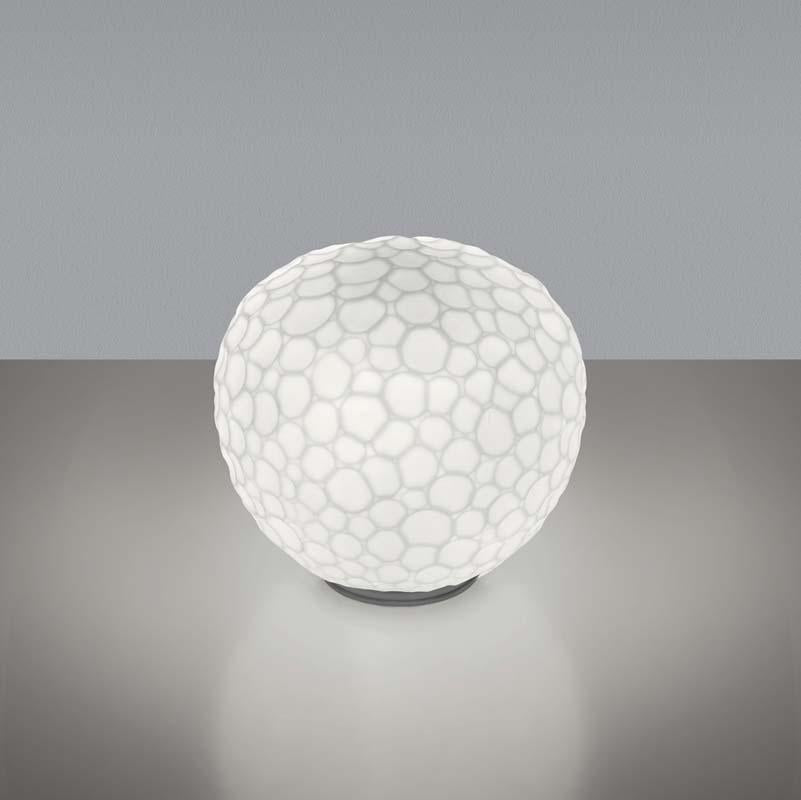 Artemide 1700018A Meteorite Max 100W E26 White 35 Inch with Dimmable Table Light - Seginus Lighting