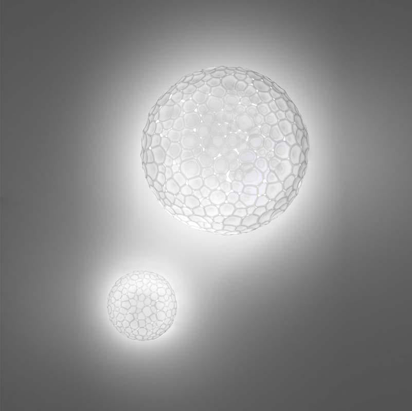 Artemide 1704118A Meteorite Max 4W E12 White 15 Inch Wall/Ceiling Light - Seginus Lighting