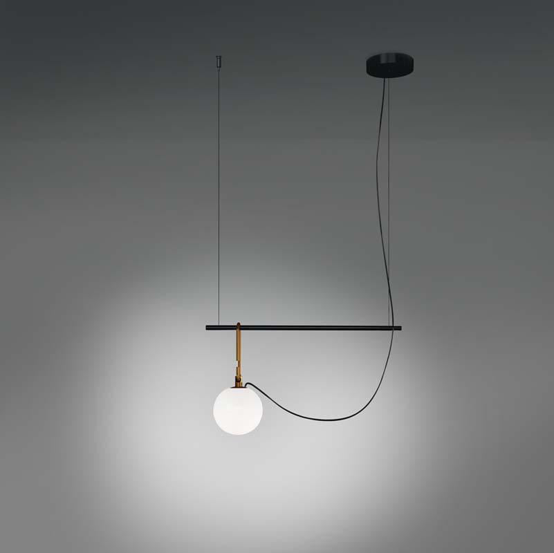 Artemide 127 NH S1 Gold Suspension LED Light - Seginus Lighting