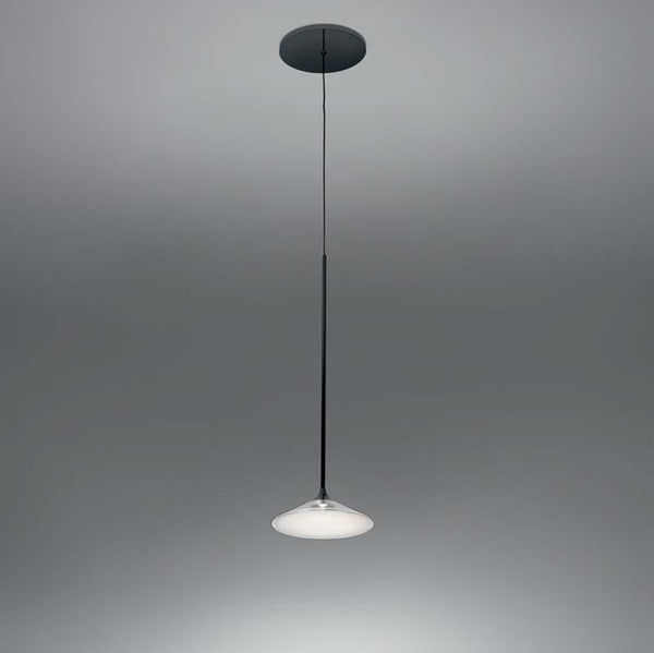 Artemide 0352038A Orsa 35 Inch 22W 2-Wire Dimmable Black Suspension LED Light - Seginus Lighting