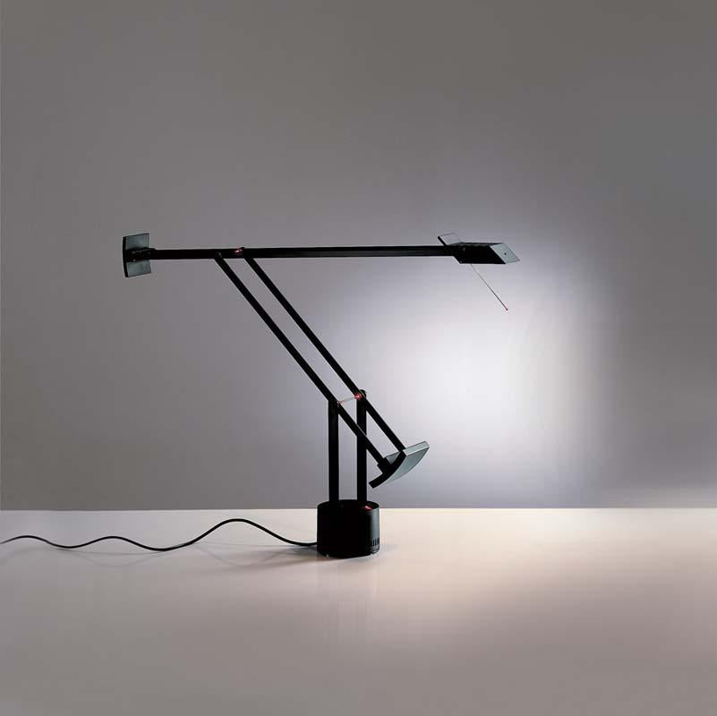 Artemide A008108 Tizio 20W Black Mico Table Hal Light - Seginus Lighting