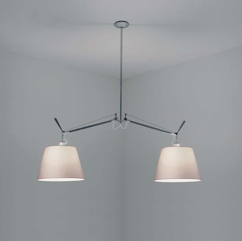 Artemide TOL10 Tolomeo 150W Double Shade Suspension Light - Seginus Lighting