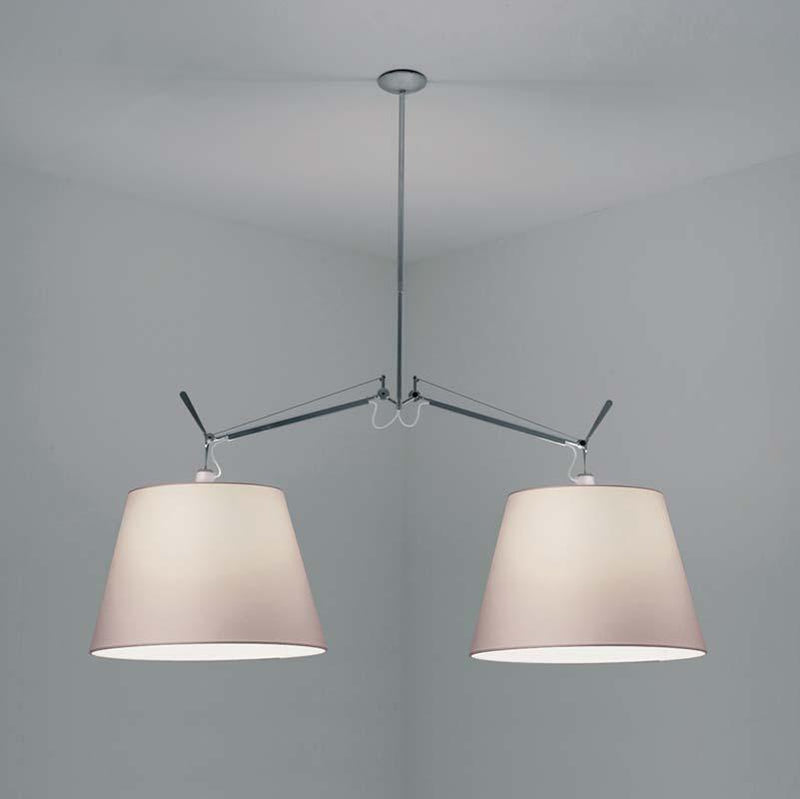 Artemide TOL10 Tolomeo 150W Double Shade Suspension Light - Seginus Lighting