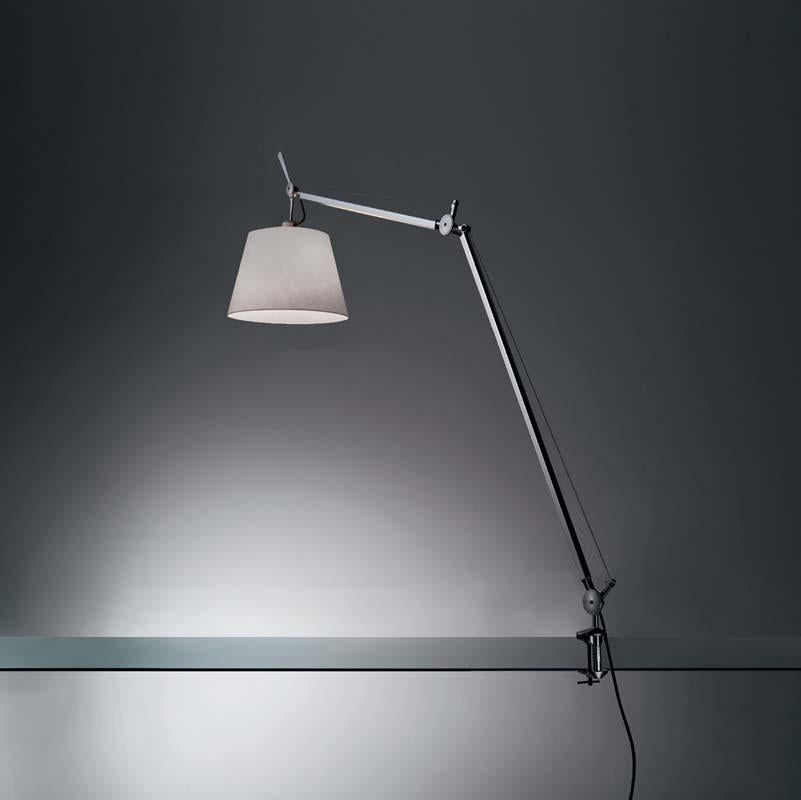 Artemide TLS00075WE26 Tolomeo Max 75W E26 Aluminum Table Light with Clamp - Seginus Lighting