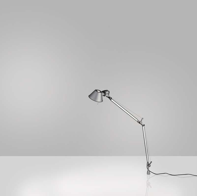 Artemide TOL0069 Tolomeo Mini 10W LED Aluminum Table Light with In-Set Pivot - Seginus Lighting