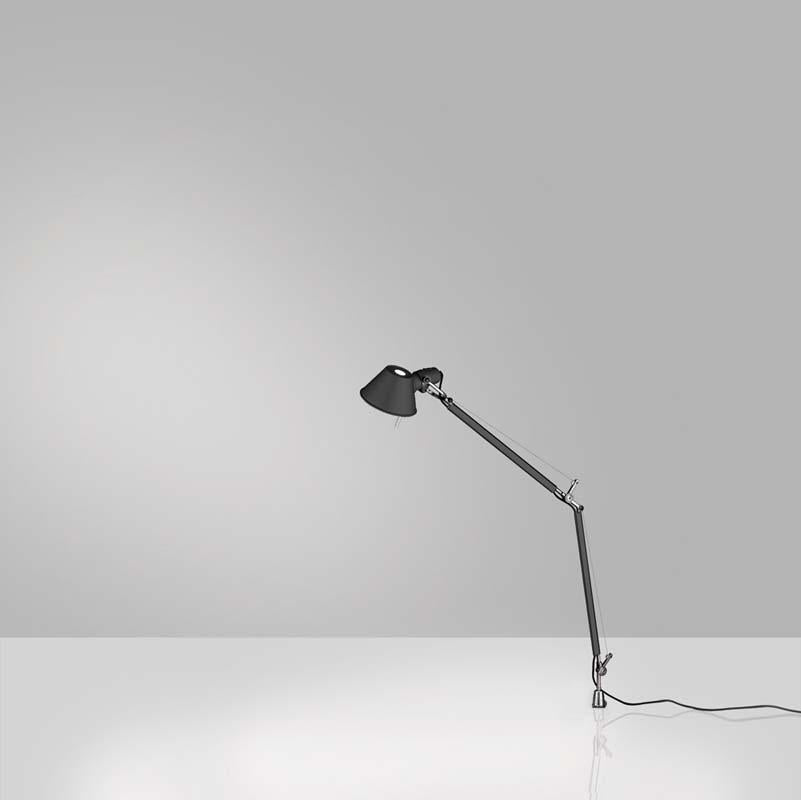 Artemide TOL006 Tolomeo Mini Max 100W E26 Aluminum Table Light with In-Set Pivot - Seginus Lighting