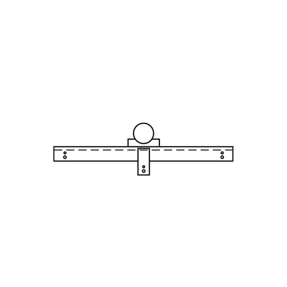 Atlas Lighting 3-Light Sports Light Crossarm Bracket 500-070G