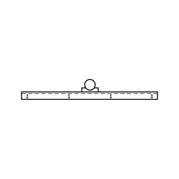 Atlas Lighting 4-Light Sports Light Crossarm Bracket 500-071G