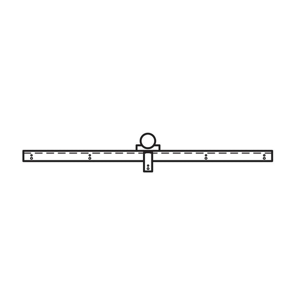Atlas Lighting 5-Light Sports Light Crossarm Bracket 500-072G