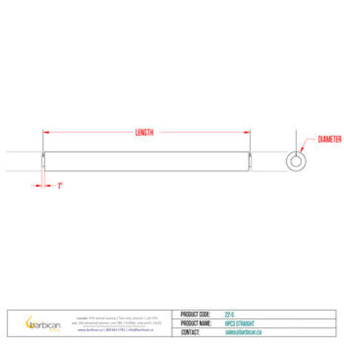 Barbican Lighting HPC&trade; | Straight