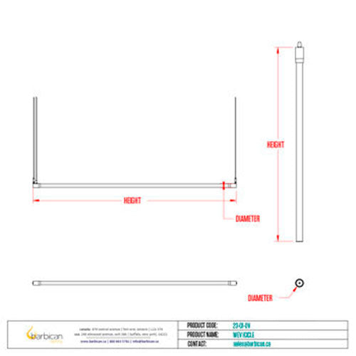 Barbican Lighting WEV&trade; Icicle