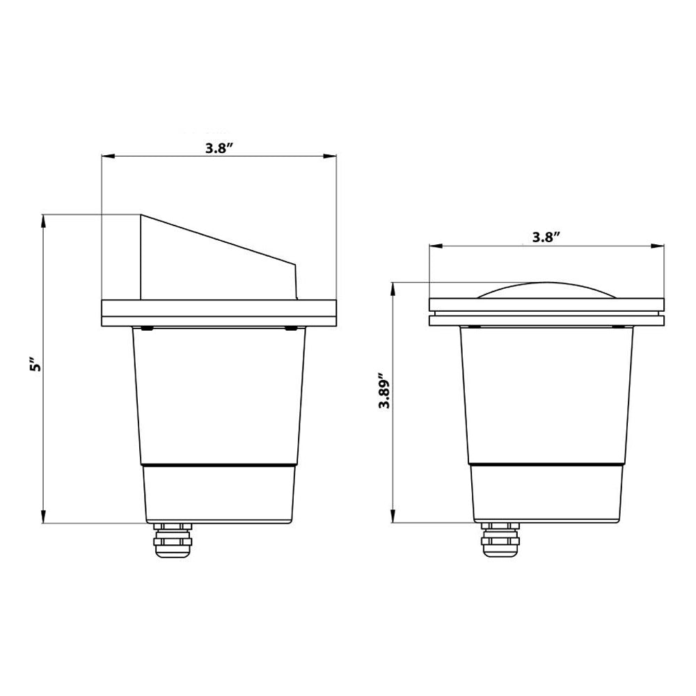 Cast Source Lighting In-Ground MR-16 Well Light