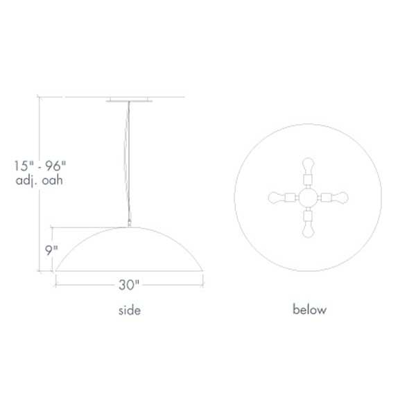 Cirrus 17383-30 Indoor/Outdoor Pendant By Ultralights Lighting Additional Image 5