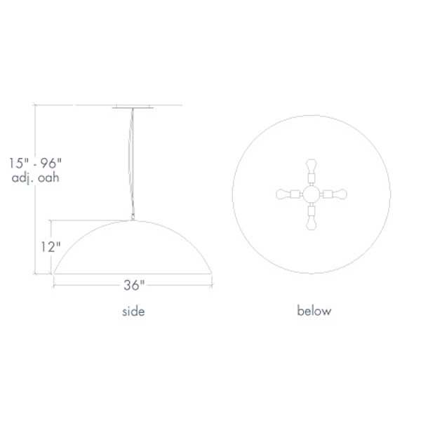 Cirrus 17383-36 Indoor/Outdoor Pendant By Ultralights Lighting Additional Image 5