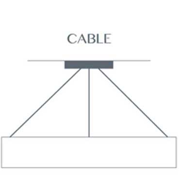 Clarus 14301-CH Indoor/Outdoor Cable Hung Pendant By Ultralights Lighting Additional Image 4