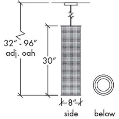 Clarus 14304-SM Indoor/Outdoor Stem Mount Pendant By Ultralights Lighting Additional Image 4