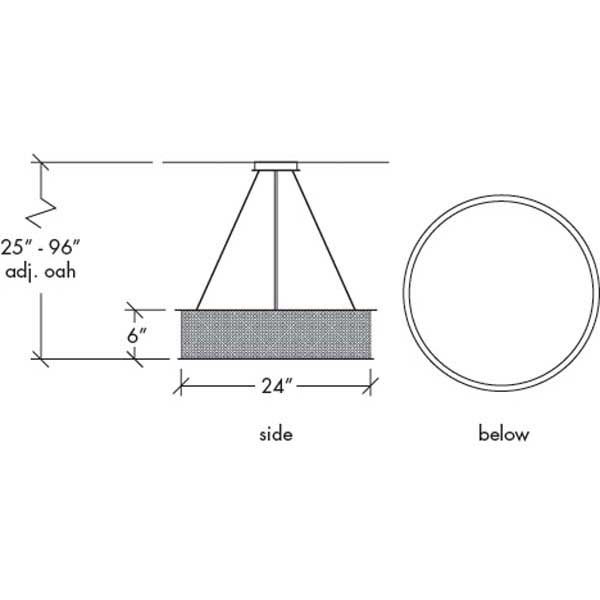 Clarus 14307-CH Indoor/Outdoor Cable Hung Pendant By Ultralights Lighting Additional Image 3