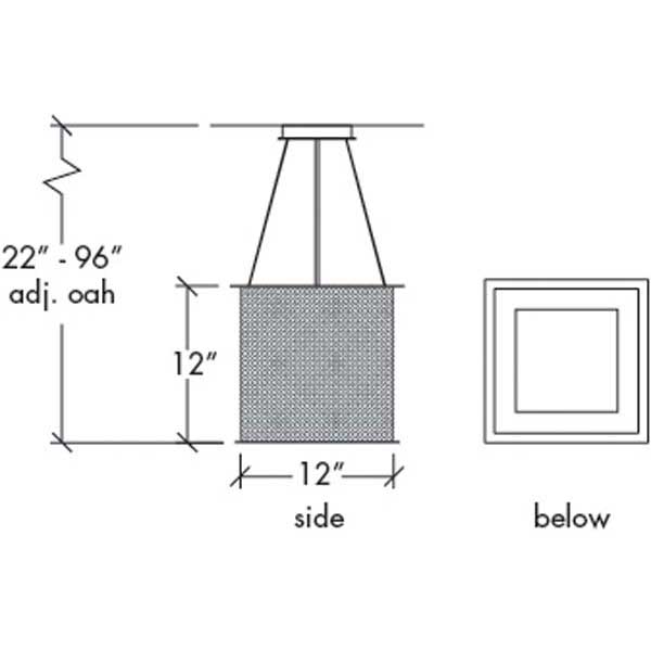 Clarus 14316-SM Indoor/Outdoor Stem Mount Pendant By Ultralights Lighting Additional Image 3