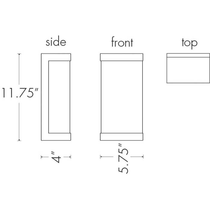 Classics 9130-HM Outdoor Horizontal Mounting Wall Sconce By Ultralights Lighting Additional Image 1