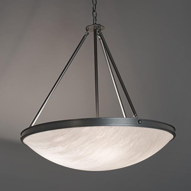 Compass 9925-24-SFM Indoor/Outdoor Semi Flush Mount Pendant By Ultralights Lighting