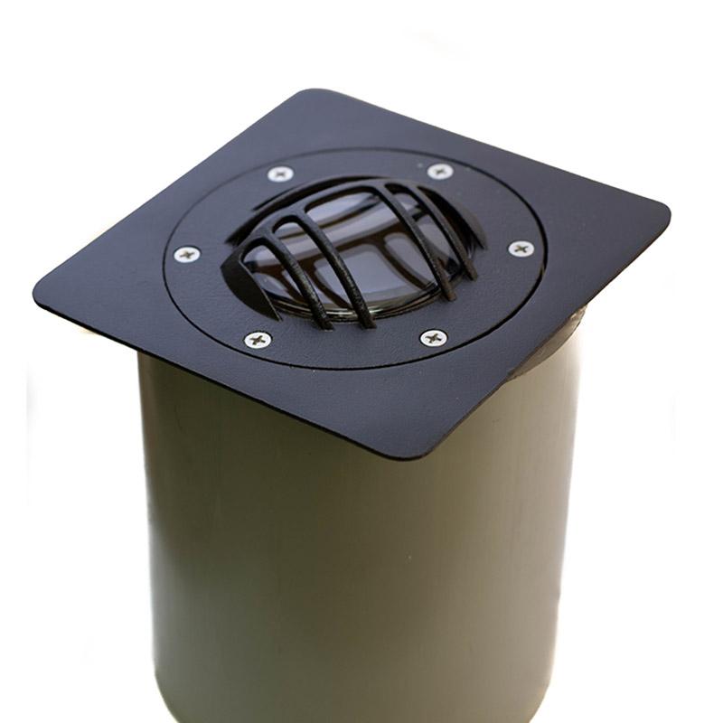 CopperMoon Lighting CM.360-G Brass In-Ground Light Grate and Top Plate