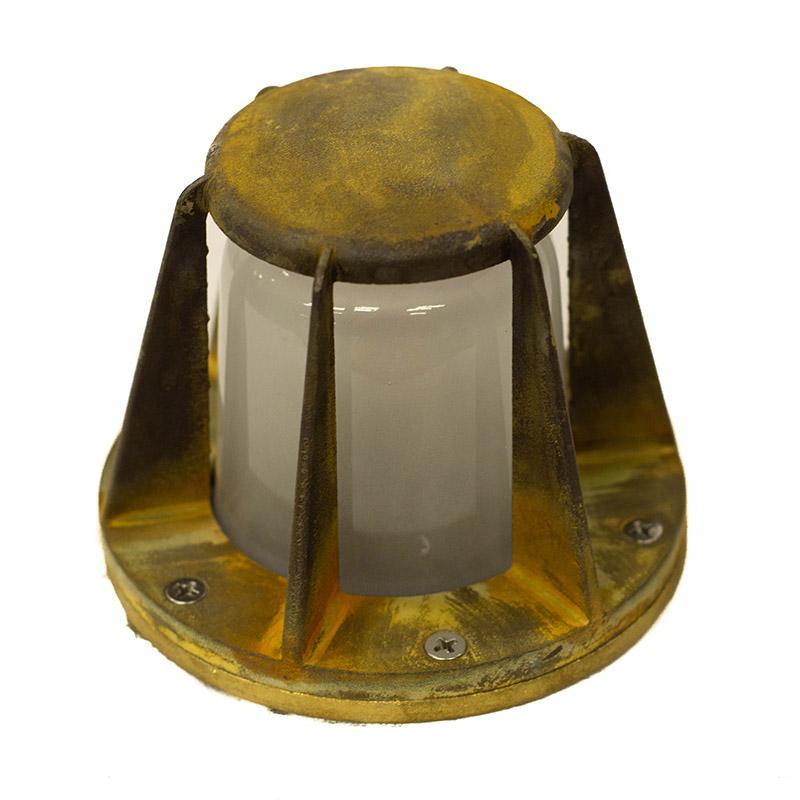 CopperMoon Lighting CM.392 Brass Well Light Beacon, High Profile Top