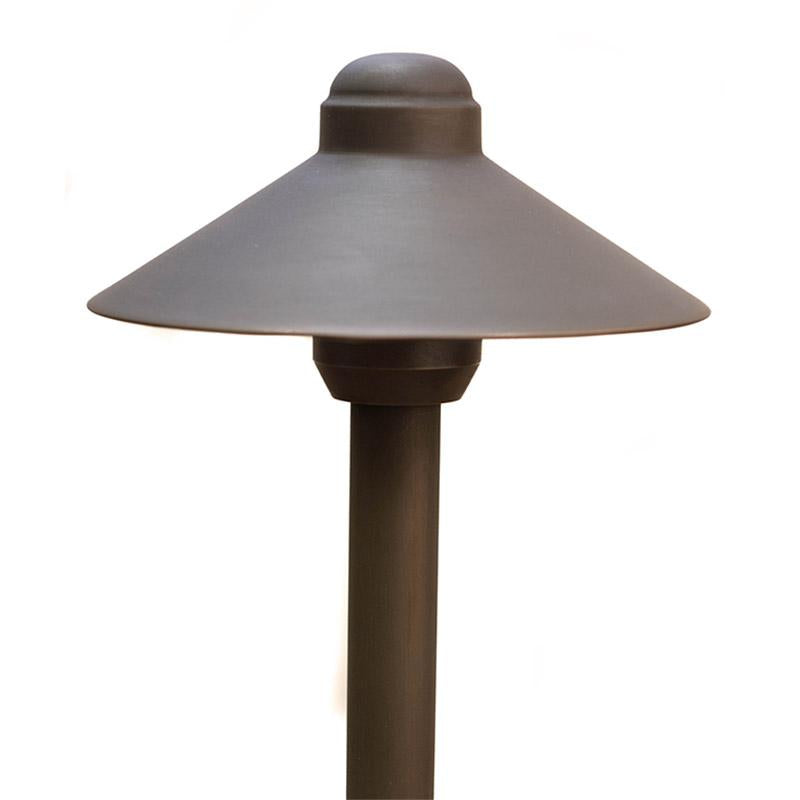 CopperMoon Lighting CM.6014 Copper 6Inch Path Light Top 10.75Inch X 3-4Inch Copper Stem With Stake