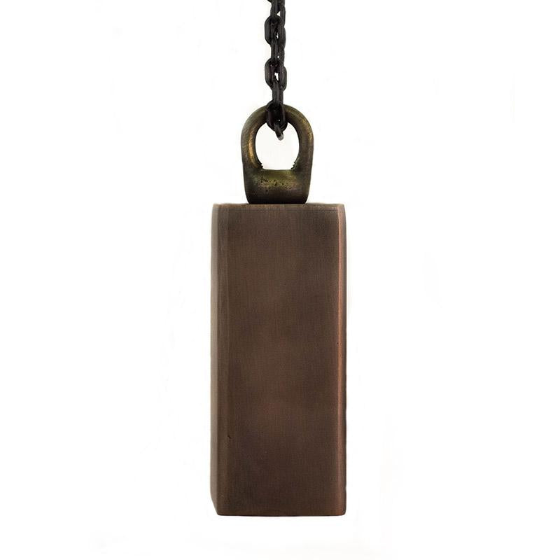 CopperMoon Lighting CM.605 Copper & Brass Square Hanging Pendant Light