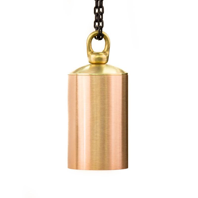 CopperMoon Lighting CM.610 Copper & Brass Round Hanging Pendant Light