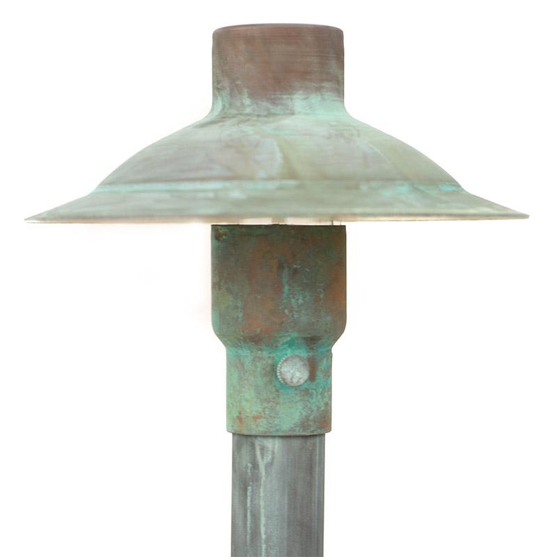 CopperMoon Lighting CM.700-20 Copper 6Inch Path Light Top 20Inch Copper Stem With Stake