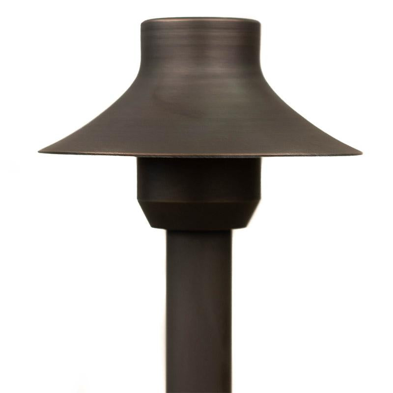 CopperMoon Lighting CM.705-15 Copper 4.25Inch Path Light Top 15Inch X 3-4Inch Copper Stem With Stake