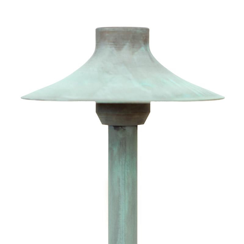 CopperMoon Lighting CM.710-15 Copper 6Inch Path Light Top 15Inch X 3-4Inch Copper Stem With Stake