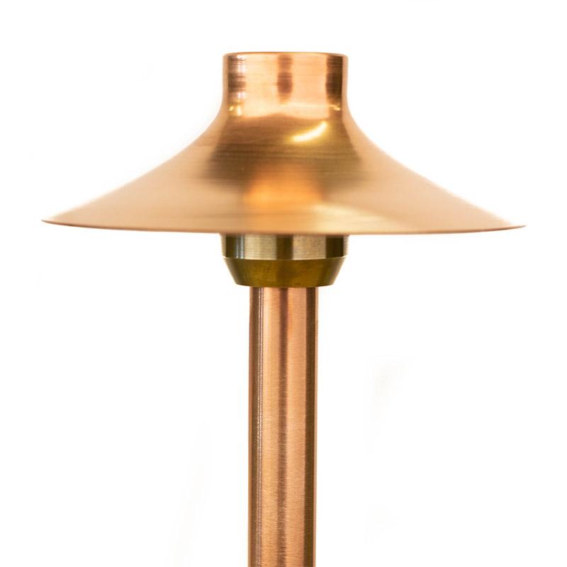 CopperMoon Lighting CM.710-15 Copper 6Inch Path Light Top 15Inch X 3-4Inch Copper Stem With Stake