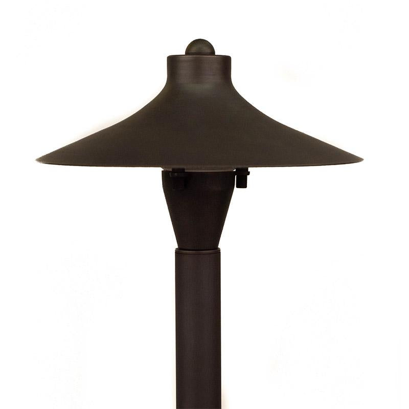 CopperMoon Lighting CM.720-20CG Copper 8Inch Commercial Grade Path Light Top 18 Inch Copper Stem With Stake