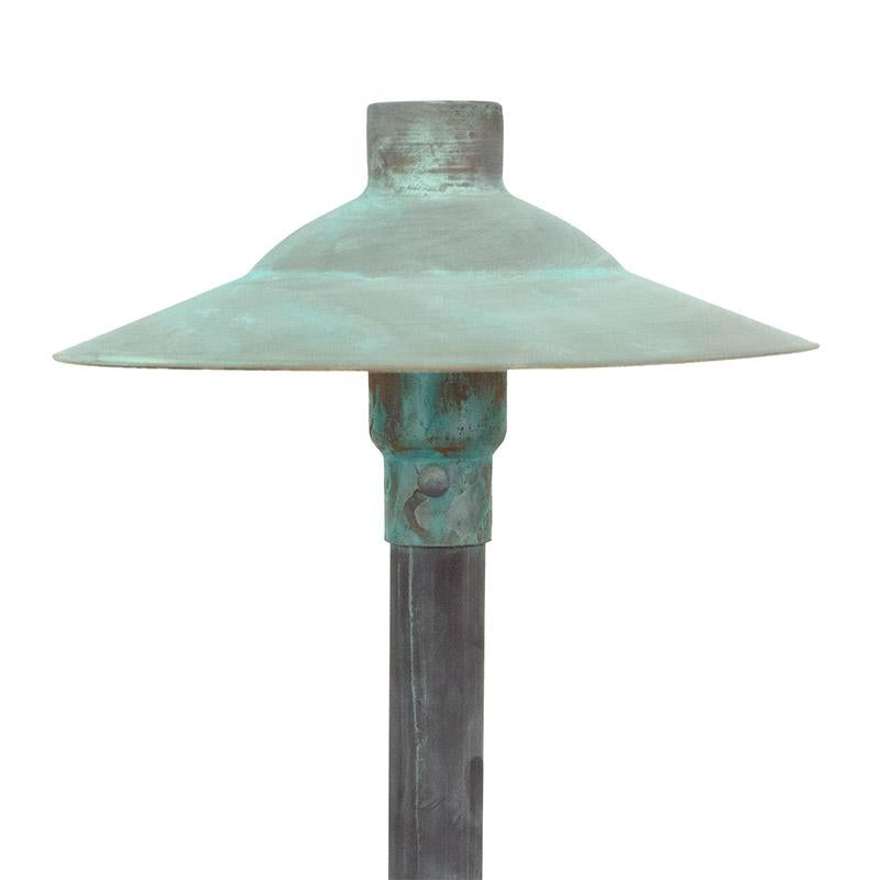 CopperMoon Lighting CM.730-20 Copper 9Inch Path Light Top 20Inch Copper Stem With Stake