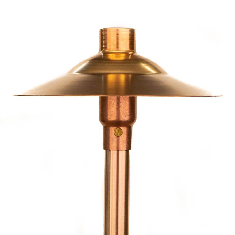 CopperMoon Lighting CM.730-20 Copper 9Inch Path Light Top 20Inch Copper Stem With Stake