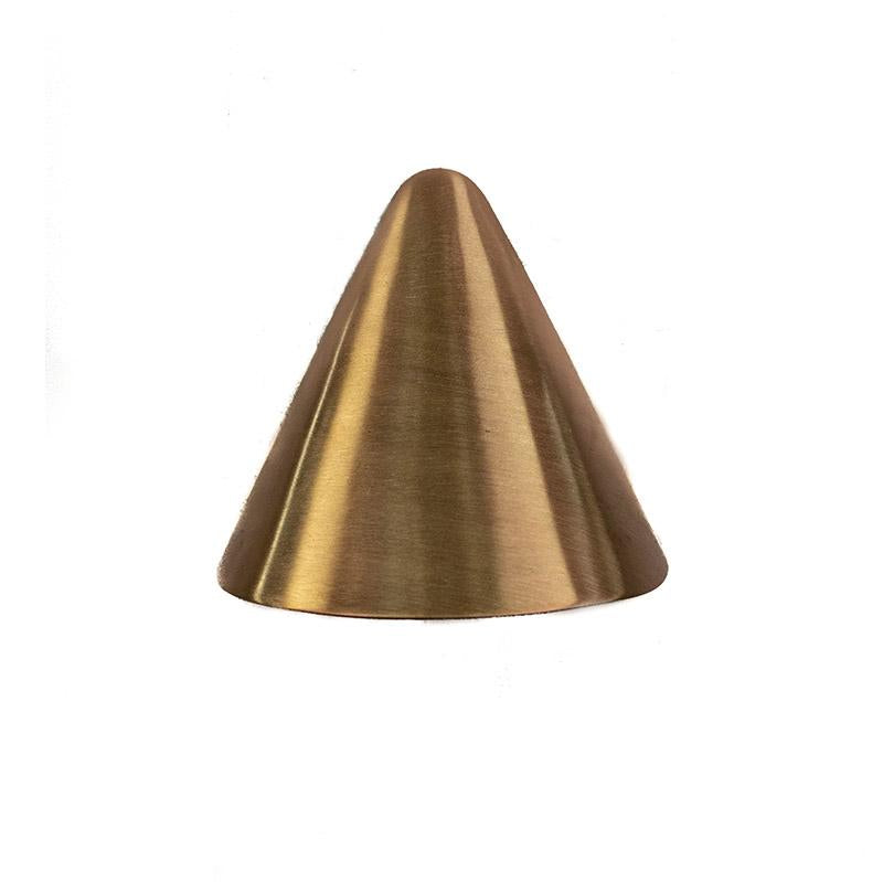 CopperMoon Lighting CM.820-BP-OR-MW Architectural Grade Step Deck Light Cast Brass Triangle Shape